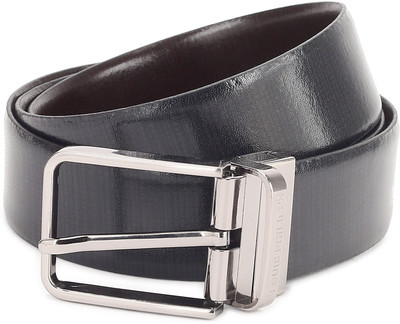 

Louis Philippe Men Formal Black, Brown Genuine Leather Belt