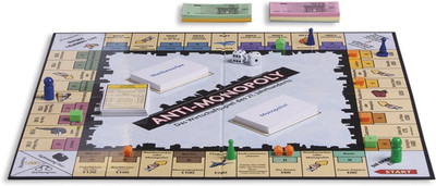 Hasbro ANTI - MONOPOLY Board Game