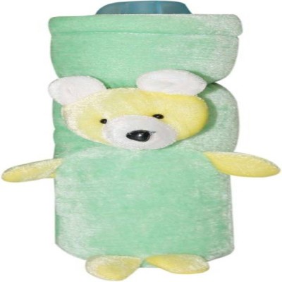 

babique Wonder Kids Teddy Bear Plush Baby Bottle Cover (Green, Yellow)(YELLOW,GREEN
