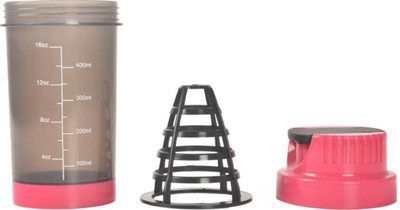 

Benison India Smart Advanced Gym Cyclone 500 ml Shaker(Pack of 1, Pink)