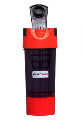 

Sportonixx Red/ Black | Super 700 ml Shaker(Pack of 1, Red, Black), Black;red