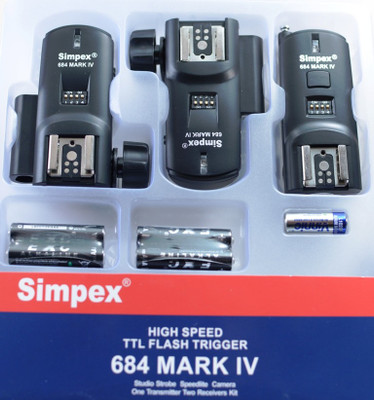 

Simpex 684 Mark IV High Speed TTL Flash Trigger Camera Remote Control(Black)