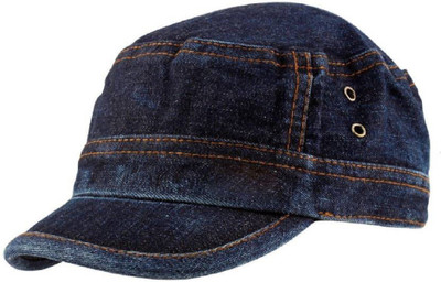 ODDEVEN Solid Jeans Caps, Basic Cap, Denim Cap, Baseball Cap Cap