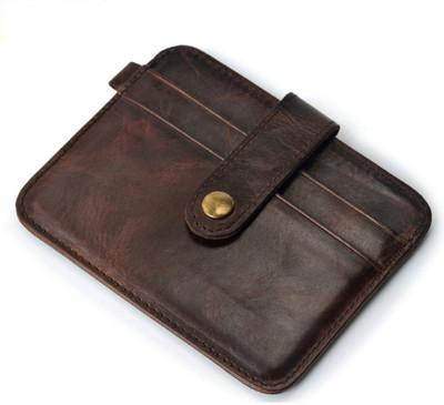 

DALUCI 4 Card Holder(Set of 1, Brown)
