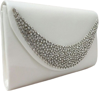 

Gorgeous_U Party White Clutch