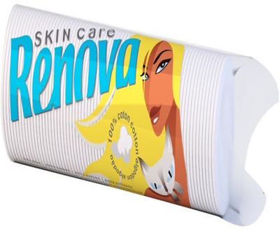 

Renova Cotton Make Up Removal Pads Skin Care Mini , White , Double Face & Ultra-Soft Cotton Pads, For A Gentle And Effective Make-Up Removal(70 Units)