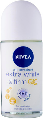 

Nivea Extra White & Firm Q10 Roll-On Deodorant (50ml) Deodorant Roll-on - For Women(50 ml)