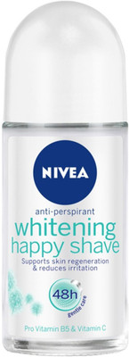 

Nivea Whitening Happy Shave Roll-On Deodorant (50ml) Deodorant Roll-on - For Women(50 ml)