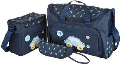 

Baby Bucket 4 Pcs Nappy Changing Bags Sets - Navy Blue Baby Diaper Bag(Navy Blue)