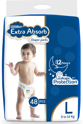billion extra absorb diaper pants