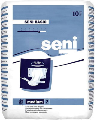 

seni BasicM 10 Adult Diapers - M(10 Pieces)