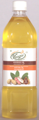 

Vaagai Cold (Vaagai Wood) Pressed Groundnut Oil Plastic Bottle(1 L)
