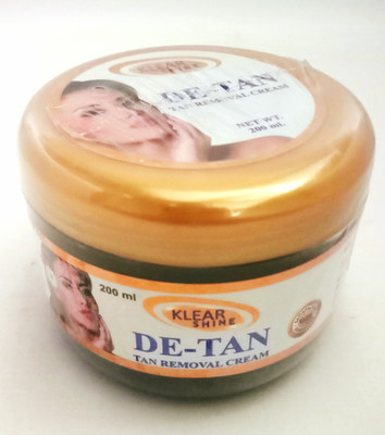 

Jsavaliya Klear Shine DE-TAN ( TAN REMOVAL CREAM) (Medium)(200 ml)