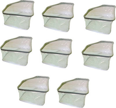 

Addyz Plain Pack of 8 Pieces High Quality Transparent Latest stylish Blouse Cover Storage Bag Garment Cover(Transparent)
