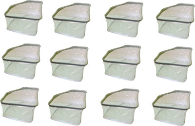 

Addyz Plain Pack of 12 Pieces High Quality Transparent Latest stylish Blouse Cover Storage Bag Garment Cover(Transparent)