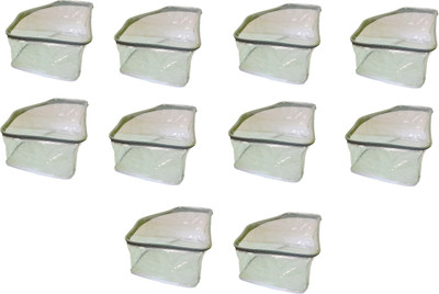 

Addyz Plain Pack of 10 Pieces High Quality Transparent Latest stylish Blouse Cover Storage Bag Garment Cover(Transparent)