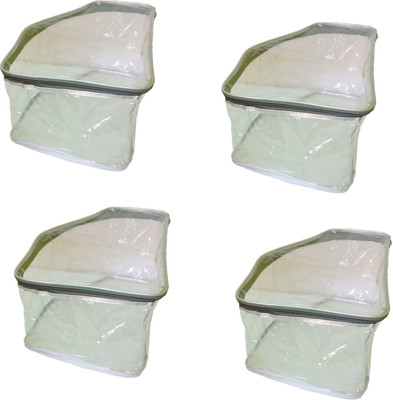 

Addyz Plain Pack of 4 Pieces High Quality Transparent Latest stylish Blouse Cover Storage Bag Garment Cover(Transparent)