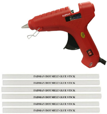 

FADMAN red 60 Watt ON OFF Switch Indicator With 6 Sticks Standard Temperature Corded Glue Gun (11 mm) Standard Temperature Corded Glue Gun(11 mm)