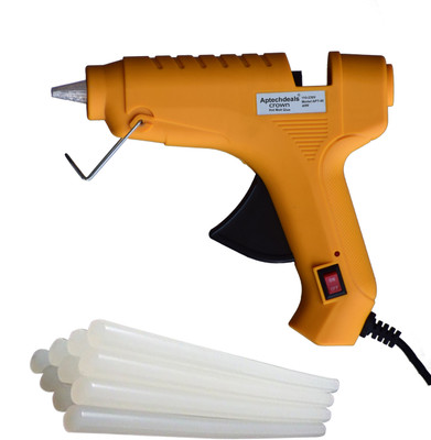 

APTECHDEALS CROWN 40W With 10 Glue Sticks | High Quality For Quick Repairs, Paper & Cloth High-Tech Professional Electronic Standard Temperature Corded Glue Gun(11 mm)
