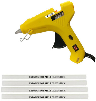 

FADMAN yellow 60 Watt ON OFF Switch Indicator With 4 Sticks Standard Temperature Corded Glue Gun (11 mm) Standard Temperature Corded Glue Gun(11 mm)