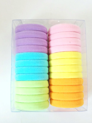 

Jsavaliya HAIR LIGHT RUBBER RING Hair Band(Orange, Yellow, Pink, Green, Blue, Purple)