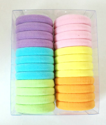 

Jsavaliya Best & Lowest 24 combo pack Soft Original Rubber Hairbands - Set Of 24 Pcs. Rubber Band (8 colour) Hair Band (Multicolor) Hair Band(Multicolor)