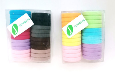 

Jsavaliya Multicolor Bright & Dark Colored Elastic Cotton Rubber Band -Set Of 24(Two Pack) Rubber Band(Multicolor)