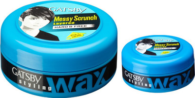 

Gatsby Hair Styling Wax Hard & Free (75g + 25g) - Home & Travel Pack Wax(100 g)