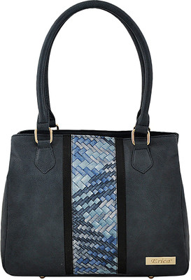 Erica Fashion Shoulder Bag(Black, Blue)