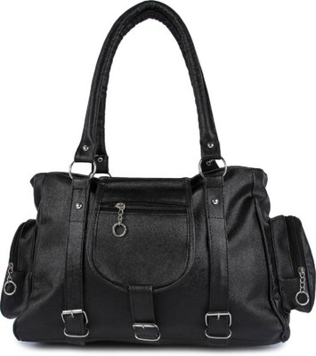 

mango star Hand-held Bag(Black)