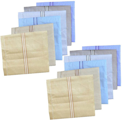 Shop At Bargain Multi Color Raj Handkerchief Pack Of 12 [ Multicolor ] Handkerchief(Pack of 12)