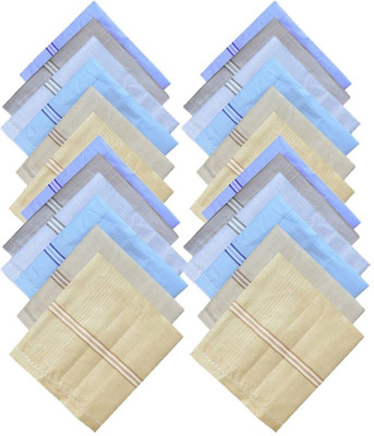 Shop At Bargain Multi Color Raj Handkerchief Pack Of 24 [ Multicolor ] Handkerchief(Pack of 24)