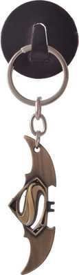 

SLN Retail Batman Vs Superman Metal Gold Key chain Key Chain