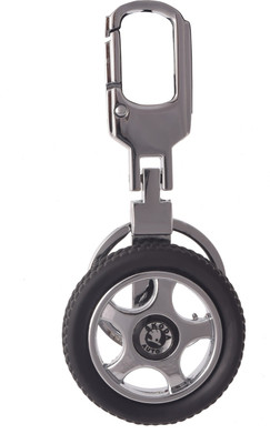 

SLN Retail Skoda Spinning Tyre Rotary Wheel Locking Metal Keychain Key Chain
