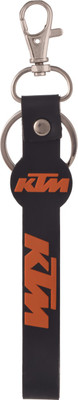 

SLN Retail Black Soft Rubber KTM Logo Locking Key Chain Key Chain