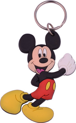 

DhanSai Expressions Mickey Mouse Double Sided Rubber Keychain Key Chain