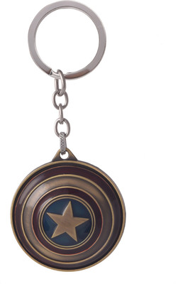 

SLN Retail Captain America Rotatable Shield Metal Key Chain (Multicolor) Key Chain