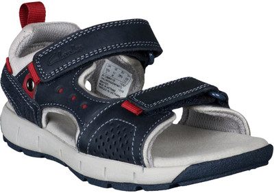 

Clarks Boys Velcro Flats(Dark Blue, Navy blue