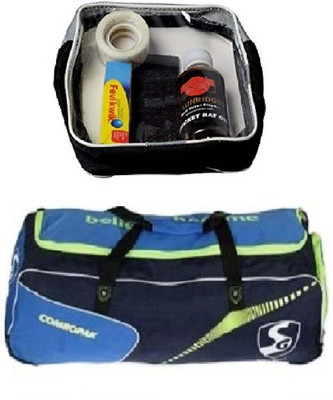 

SG Combo of two - one 'Combopak' Cricket kit bag and one cricket bat Care kit- Cricket Kit