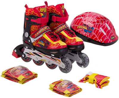 

Marvel Spider Man Inline Skate Combo Set (Red) In-line Skates - Size 13-2.5 UK(Red)