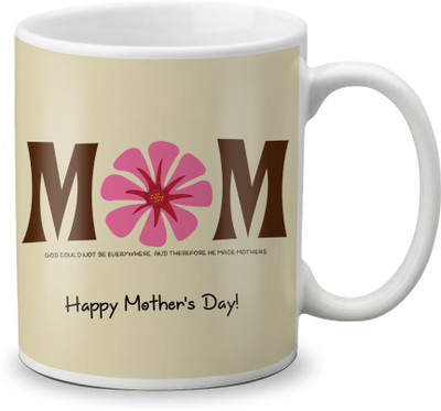 LOF LOF I Love You Mum Gifts For Mother's Day Love Ceramic Mug(325 ml), White