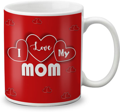 

LOF LOF Mom Love For Child Gifts For Mother's Day Ceramic Mug(325 ml), White