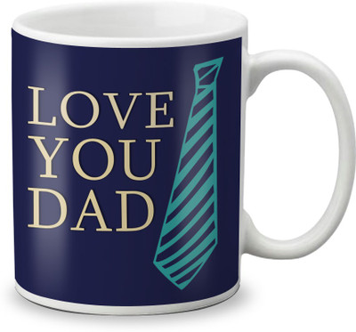 

LOF LOF Mom Gifts For Mother's Day Love You So Much Ceramic Mug(325 ml), White
