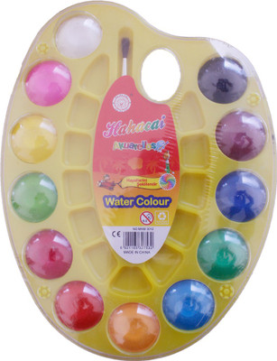 

Toys factory PLASTIC 12 Paint Wells Palettes with Lid(Set of 1, Multicolor)