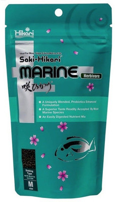 

ROYAL PET Saki-Hikari Marine Herbivore (M) 90g (3.17oz) | A Superior Taste Readily Accepted By Most Marine Species | An Easily Digested Nutrient Mix | 90 g Dry Fish Food