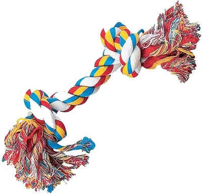 

SICONS Dog Toy Cotton Bone Size Dental Chew(L) Sicons Pet Fashion. Cotton, Jute Chew Toy For Dog