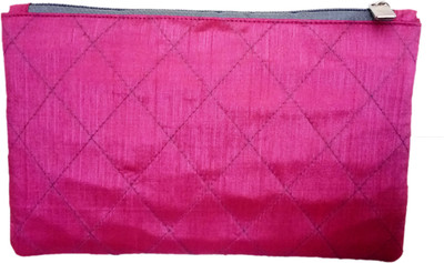 

auk Women's Cross Stitch Beautiful Silk Money Purse. SKU ID : PSCSMP0142 Coin Purse(Pink)