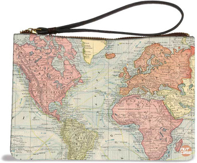

Nutcase Vintage map Pouch(Multicolor)