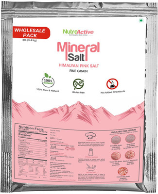 

NutroActive Mineral Salt Himalayan Pink Salt Fine Grain (0.5-1mm) 3600 gm for sprinkle on food. Himalayan Pink Salt(3600.0 g)