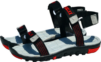 

Roclex Men Black Red Sandals